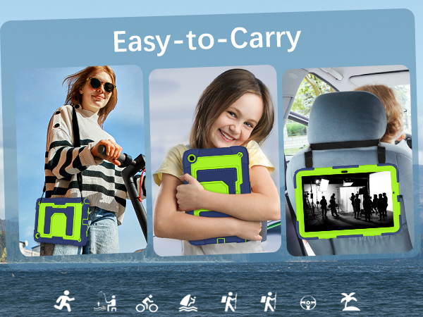 Fully-Body heavy duty shockproof protective samsung tablet a11 plus case for kids