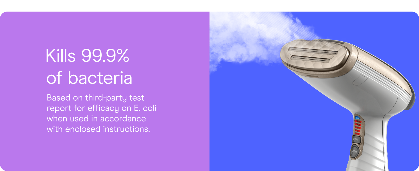 Conair garment steamer clothes turbo extreme steam fabric cloth handheld attachments wrinkle remove.