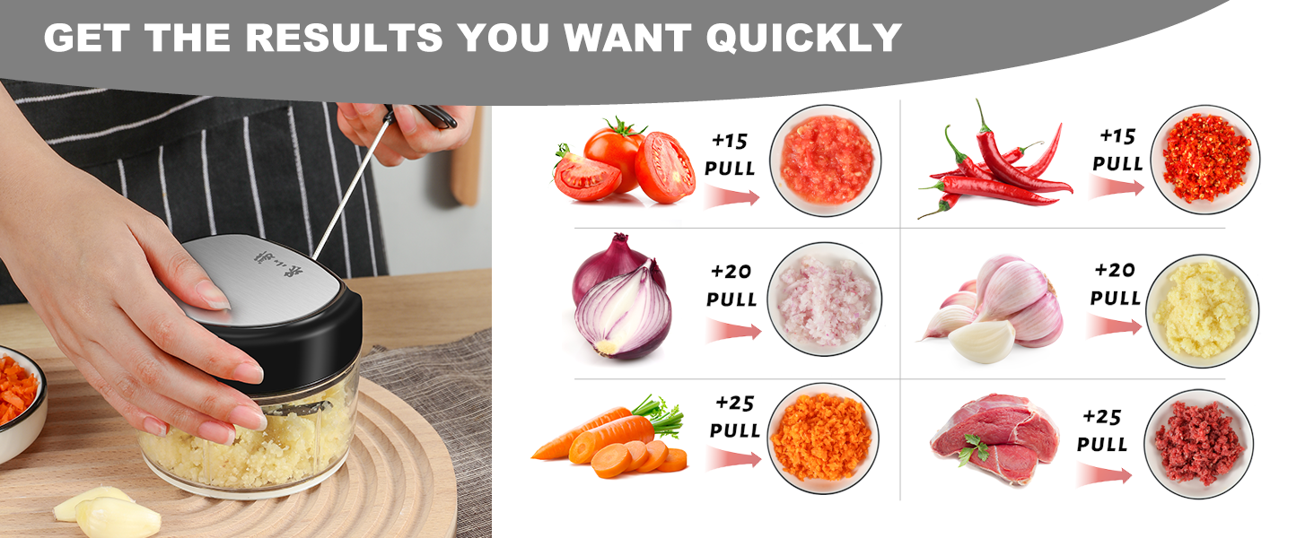 Vegetable Slicer and Kitchen Knife, Veggie Chopper with Container Dishwasher Safe