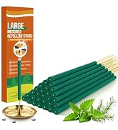 30 Pack Extra Thick Mosquito Repellent Citronella Incense Sticks Outdoor Use, Long Lasting Mosqui...