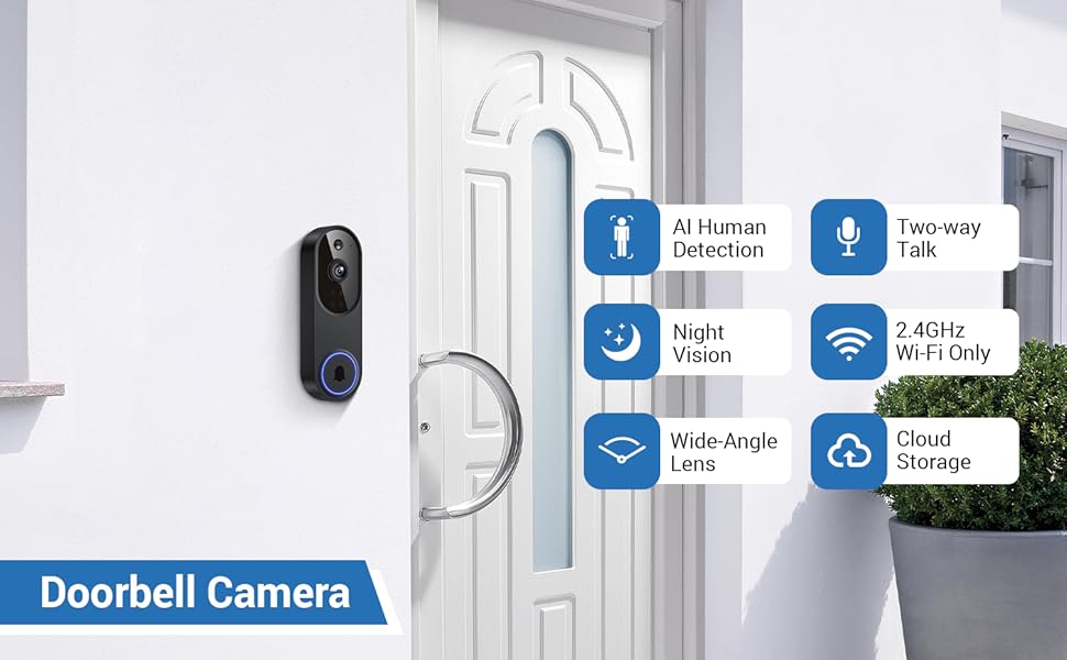 Wireless Video Doorbell Camera