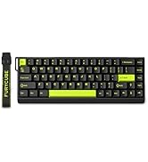 FKZ M68 HE Rapid Trigger RGB Gaming Keyboard,65% Hall Effect Magnetic Switch with Adjustable Actu...