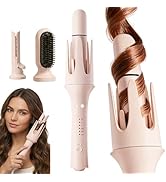 3 In 1automatic Curling Iron - Hair Curler Automatic Rotating with Straightener +1.25 Curling Bar...