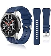 HSWAI Compatible with Samsung Galaxy Watch 46mm Bands/Gear S3 Frontier, Classic Watch Bands/Galax...
