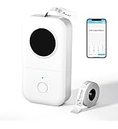 Phomemo D30 Label Maker Machine,Bluetooth Portable Label Markers, Essentials, Sticker Printer,Lab...
