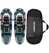 Retrospec Drifter Snowshoes for Men, Women, 21/25/30 Inch - Aluminum Frames &amp; Double-Ratchet Bind...