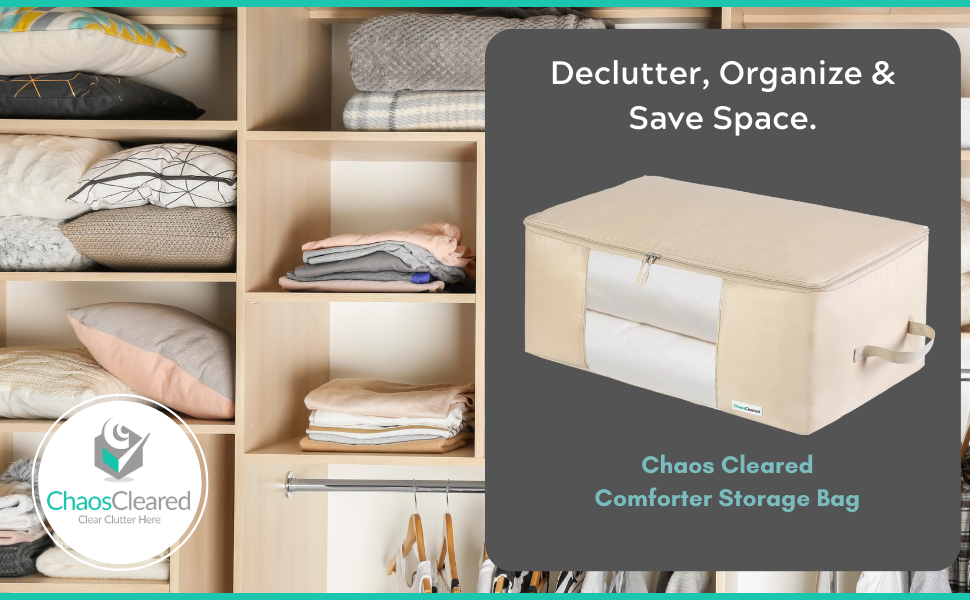 Chaos Cleared Comforter Storage Bag