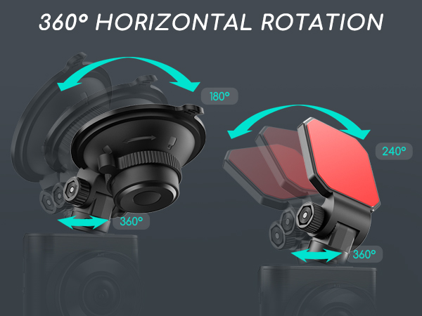 dash cam suction cup mount
