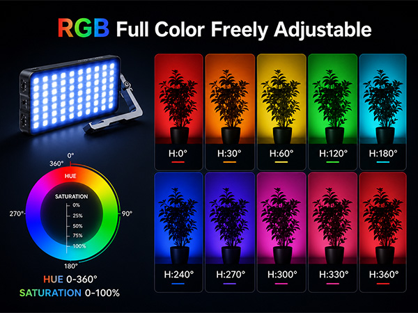 rgb video light