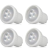 Edearkar MR11 GU10 LED Light Bulbs (4 Pack) 3W LED Spotlight 30W Halogen Bulbs Equivalent 6000K D...
