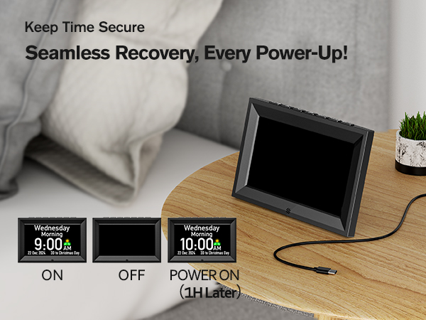 Digital Calendar Clock