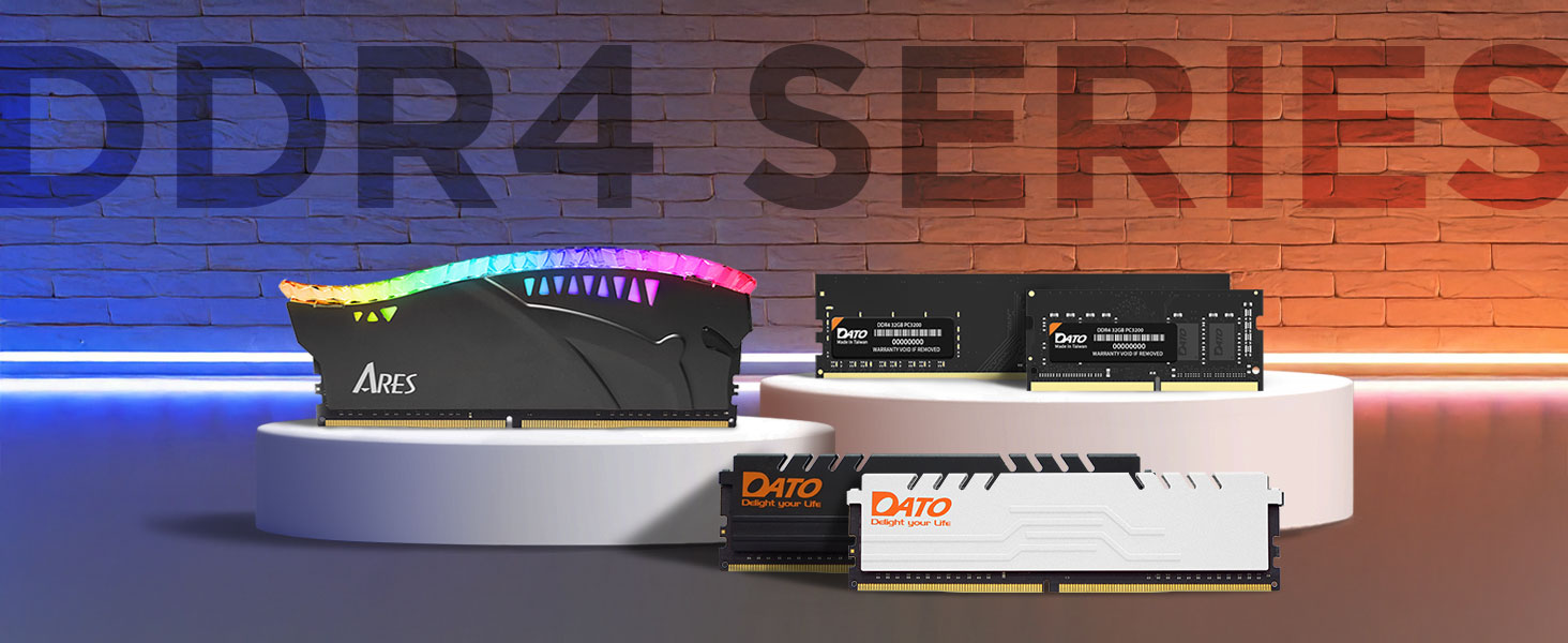 DDR4 heatsink udimm RGB gaming ssd desktop pc long dimm