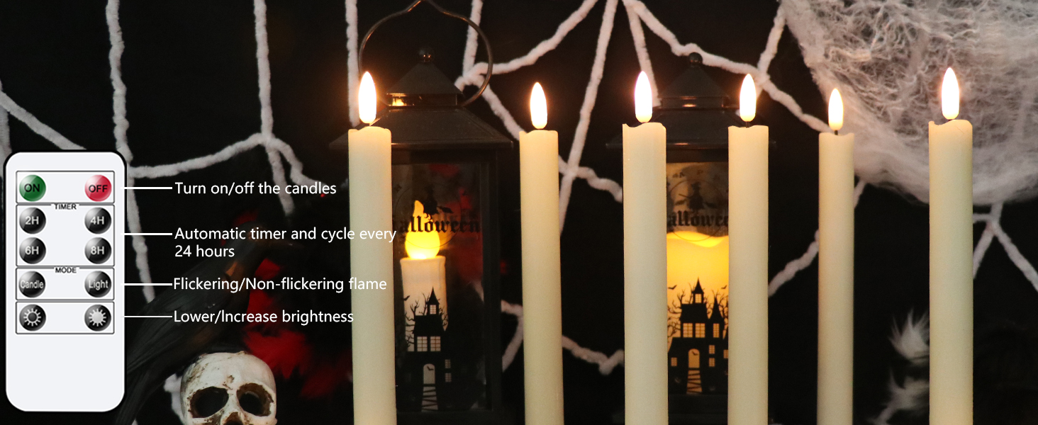 Flameless Candles with Remote