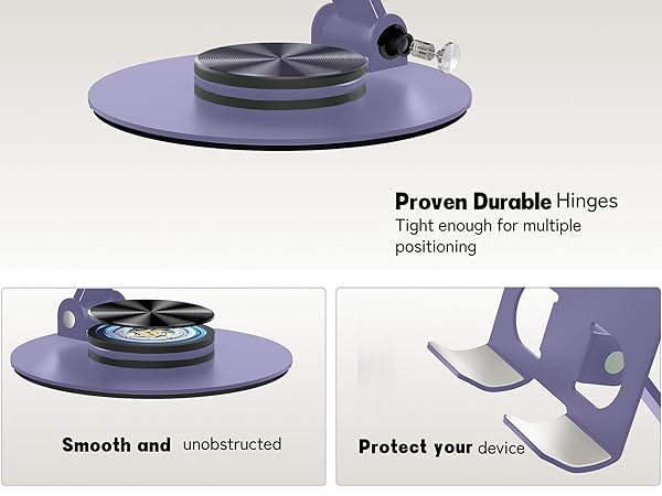 Proven Durable Hinges Tight enough for multiple positioning