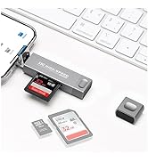 3in1 SD Card Reader for iPhone Trail Game Camera iPad MacBook,[NO APP][Plug-and-Play],Micro SD Ca...