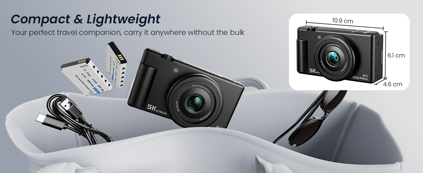True 5K Digital Camera for Photography