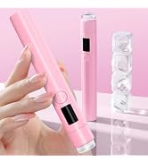Mini Uv Light for Nails Pink,Portable Small Handheld Uv Light for Gel Nails,Cordless Rechargeable...
