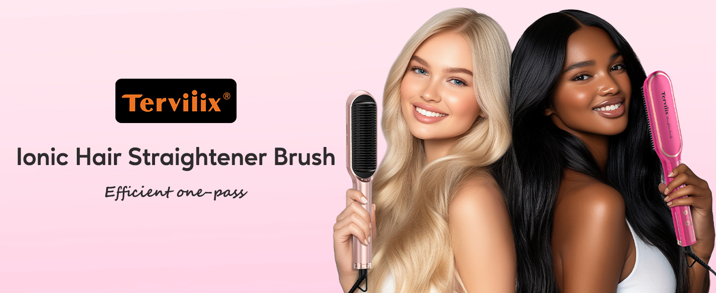 hair straightener brush
