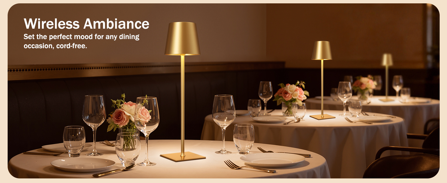 rechargeable table lamp