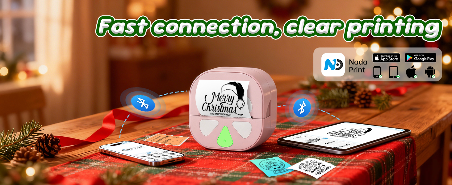 sticker printer sticker maker machine print pod mini printer photo christmas gifts stocking stuffers