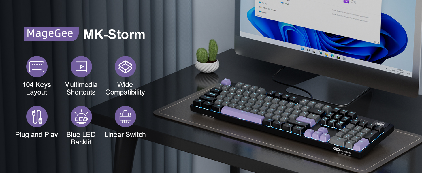 MageGee MK-Storm Mechanial Gaming Keyboard