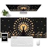 METEOROCK Large Desk Pad, PU Leather Computer Laptop Desk Mat, Waterproof Keyboard Desk Mat, Desk...