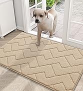 beige dog bed mat