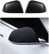 YJMOTOR Car Side Mirror Covers Compatible with Tesla Model 3 2017-2024,Left &amp; Right Model 3 Side ...