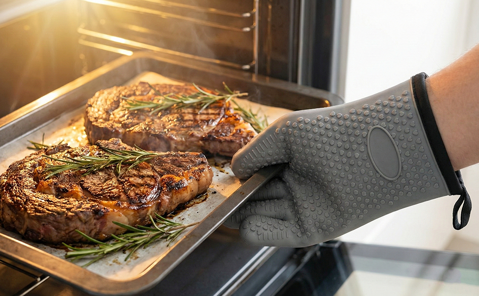 Silicone Gloves with Fingers