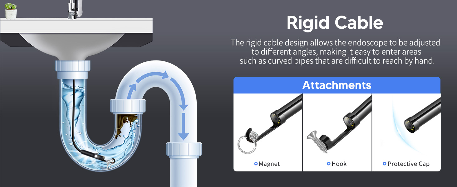 Endoscope Camera with Light PC8