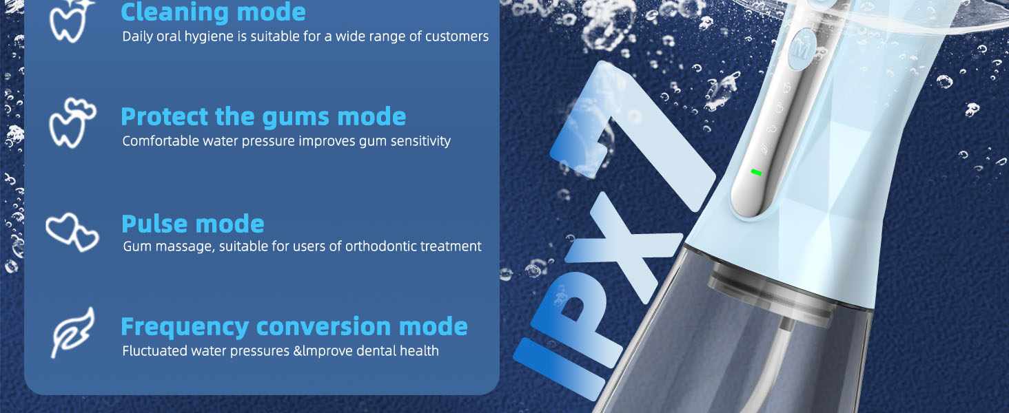 4 Flossing Modes