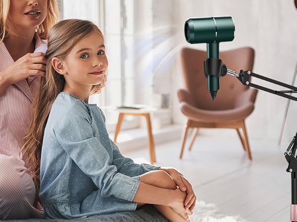 Blow Girls Hair Hands free