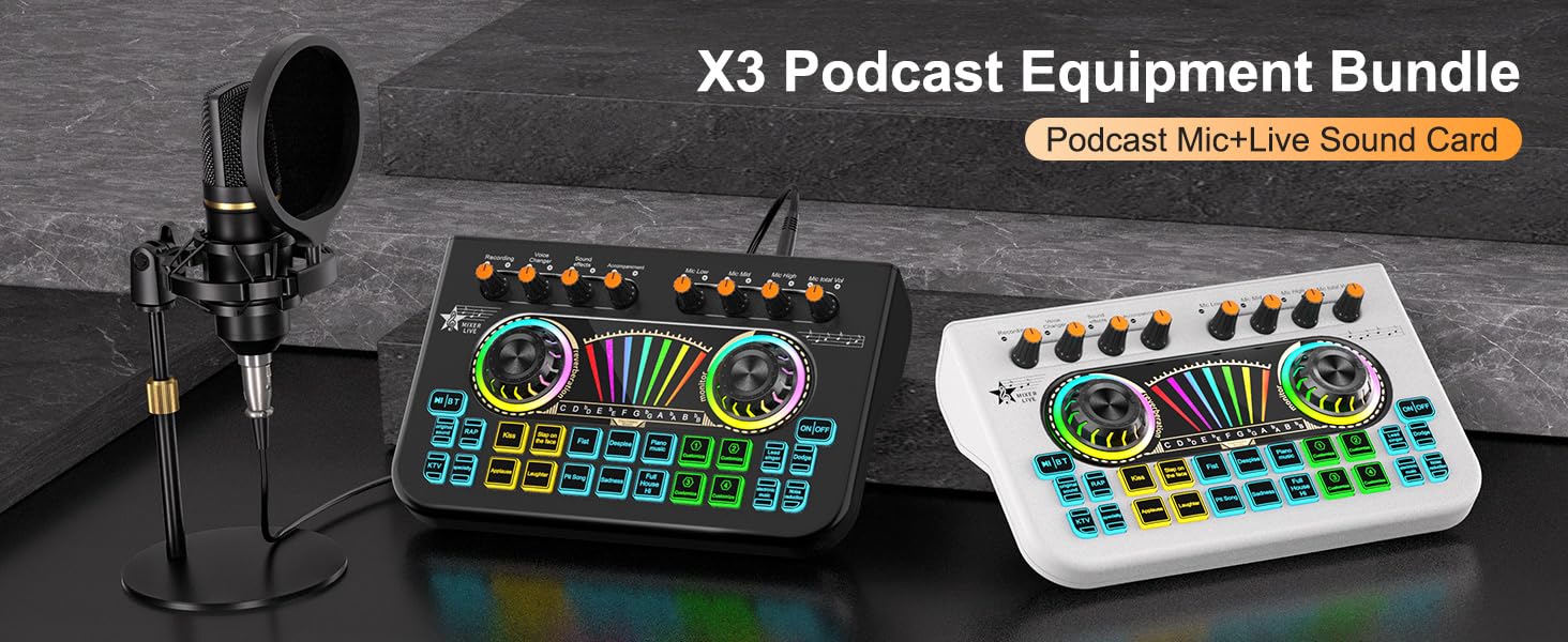 podcast equipment bundle music recording equipment podcast microphone bundle
