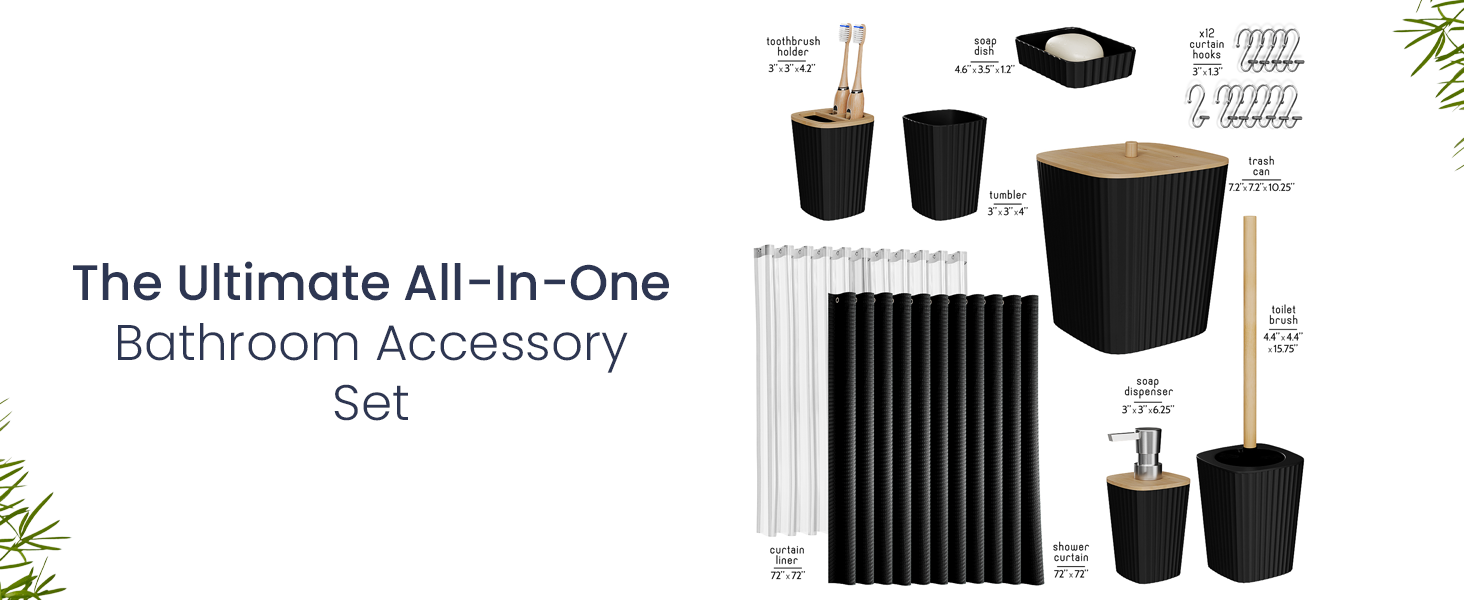 CC 20PC Bathroom Accessory Set