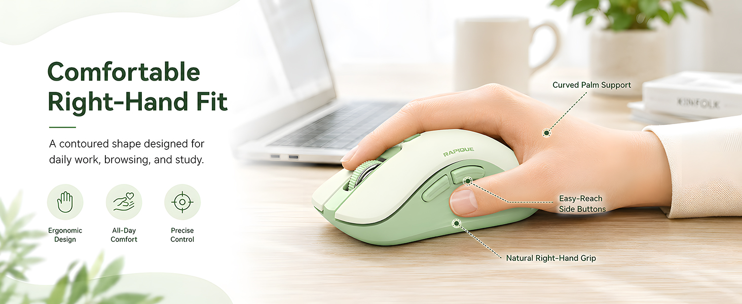 RAPIQUE R09 Bluetooth Wireless Mouse