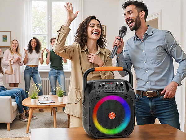 Perfect for family gatherings and karaoke