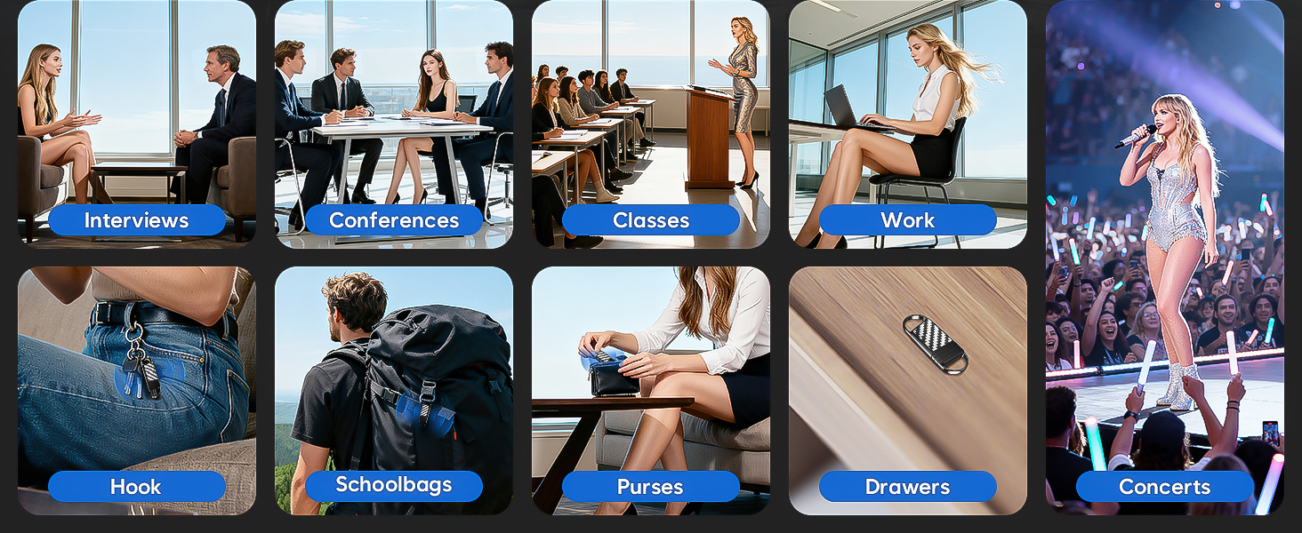 Audio Recorder for Interviews, Class, MP3