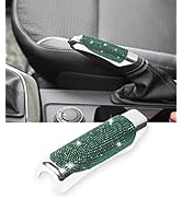 AOCISKA Car Handbrake Cover,Bling Handbrake Protective Cover,Crystal Rhinestone Handbrake Protect...