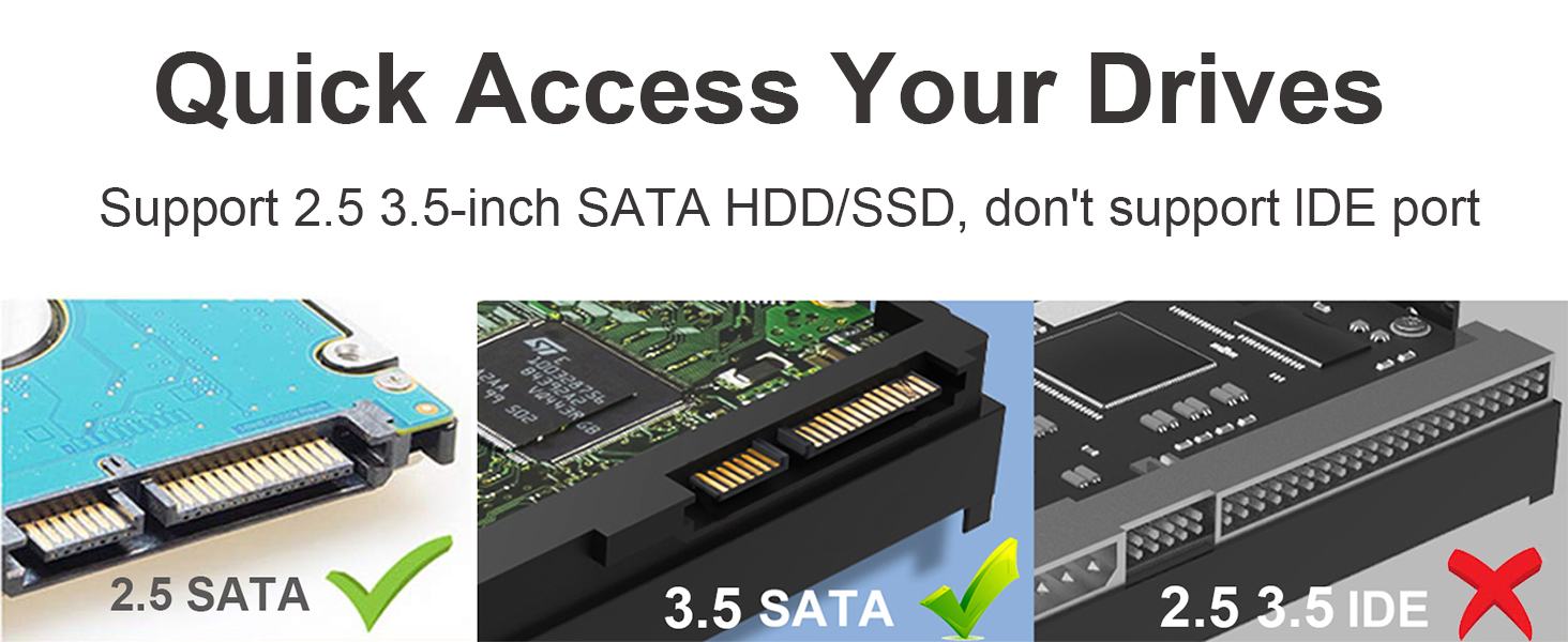 Connect a 2.5&amp;#34; 3.5 SATA hard drive or SSD to your computer with UASP support