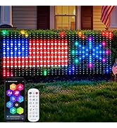 echosari Smart Net Lights Outdoor, 4Ft x 10Ft 600 LED Net Lights RGB&amp;IC with App/Remote, DIY Mode...