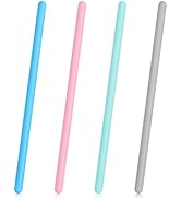 Gartful 4PCS Colored Silicone Stir Sticks, Reusable Mixing Sticks for Epoxy Resin, Paint, Making ...