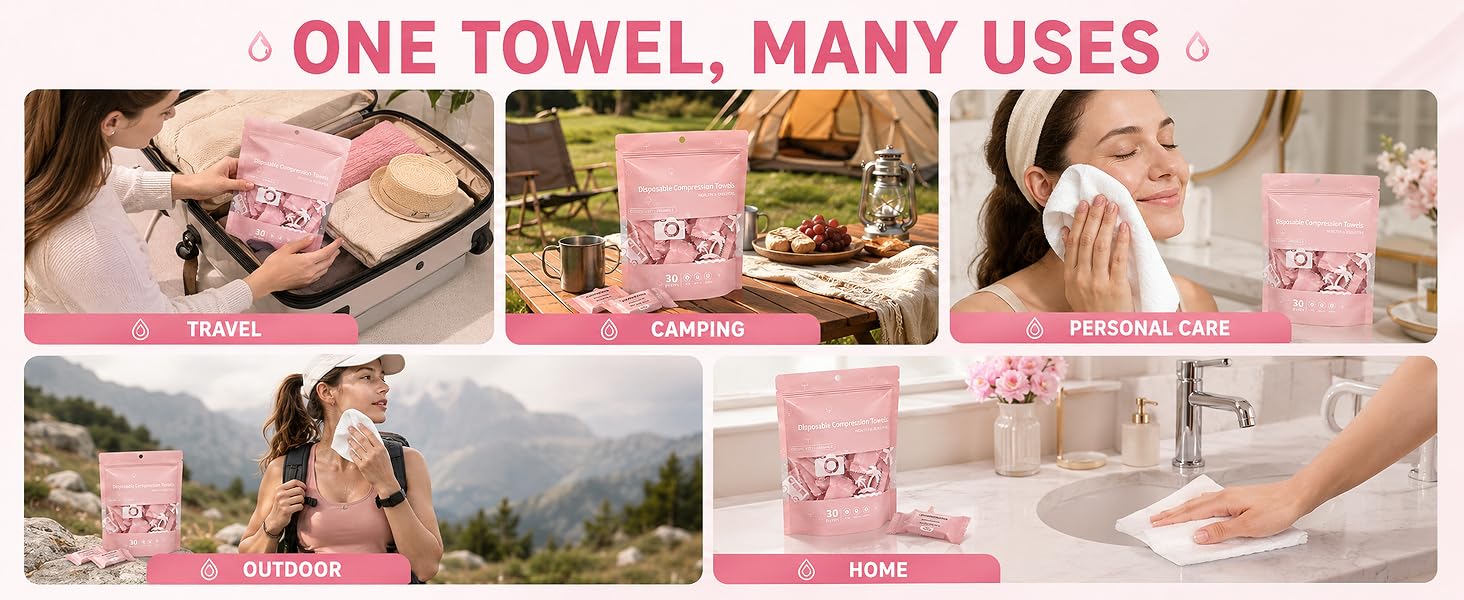 ONE TOWEL, MANY USES
