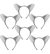 Mobestech 6pcs Animal Headband Animal Cosplay Hairband Wolf Headband Kids Hair Ties Hair Hoop for...