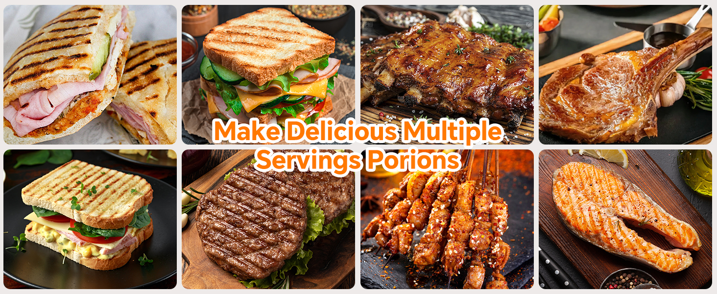 Make Delicious Multiple Servings Porions