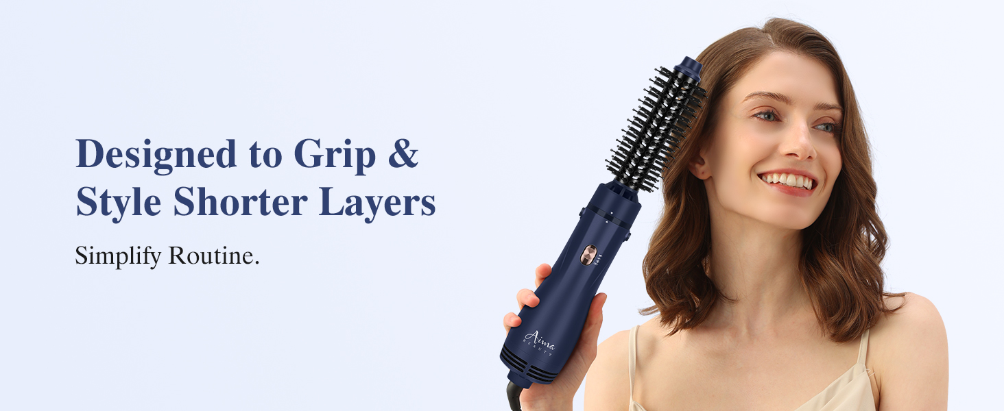 blow dryer brush for short hair