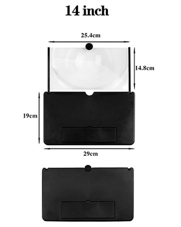 Foldable Phone Stand with Screen Amplifier – Compatible with All Smartphones 