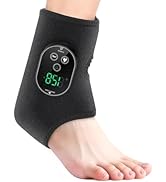 AFDEAL Cordless Ankle Massager with Heat, Foot Massager Ankle Heating Pad for Pain Relief 6 Heats...