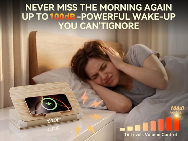 sunrise wake up light digital dimmable clock