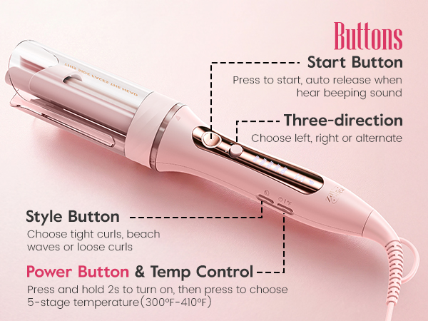 hair curler automatic rotating