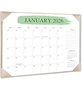 Desk Calendar 2026 – 18-Month Desktop Calendar from Jan 2026–Jun 2027, for Office, School &amp; Home ...